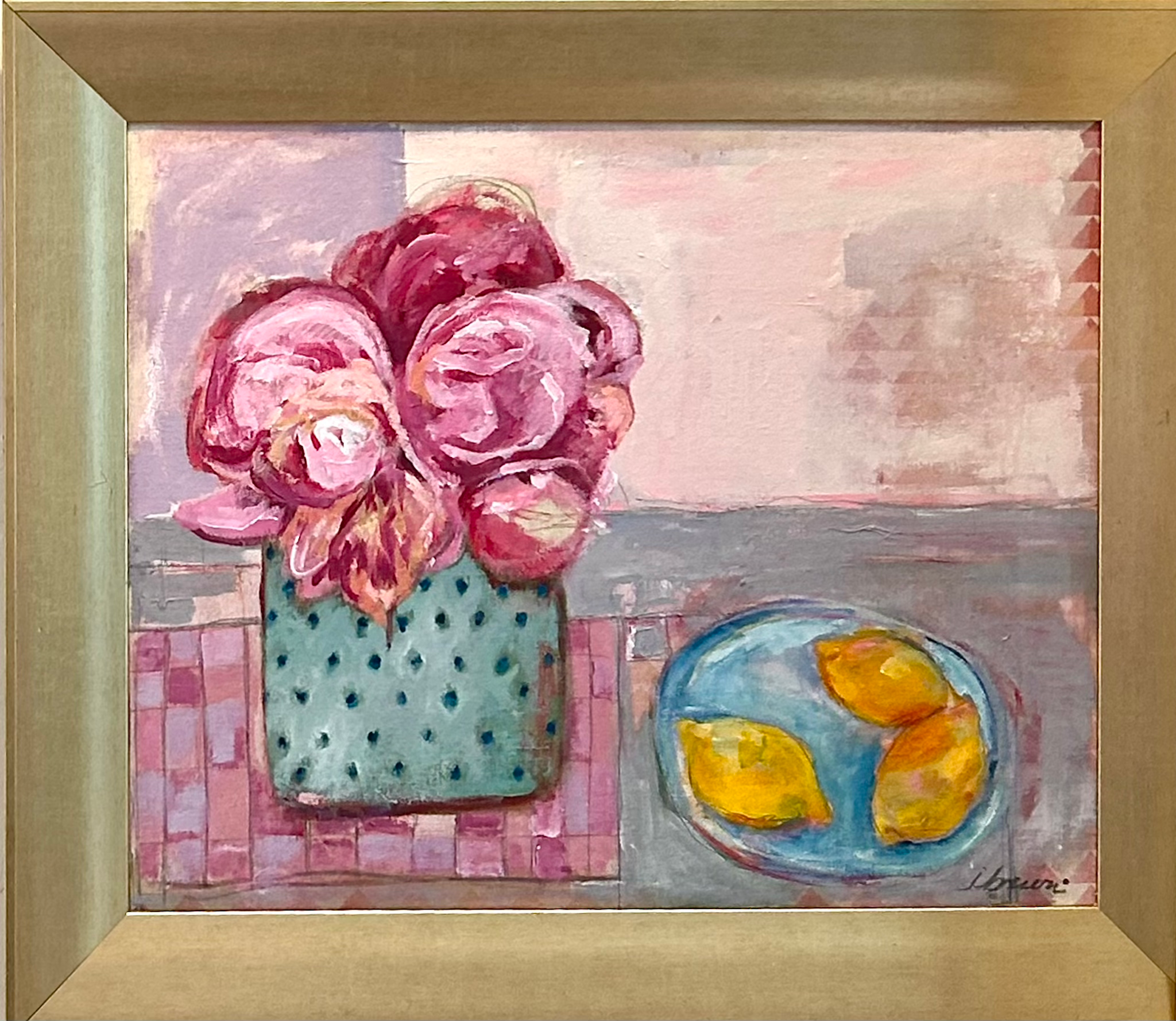 Peonies and Lemons